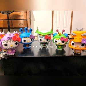Hello Kitty Kaiju Pops - Full Set